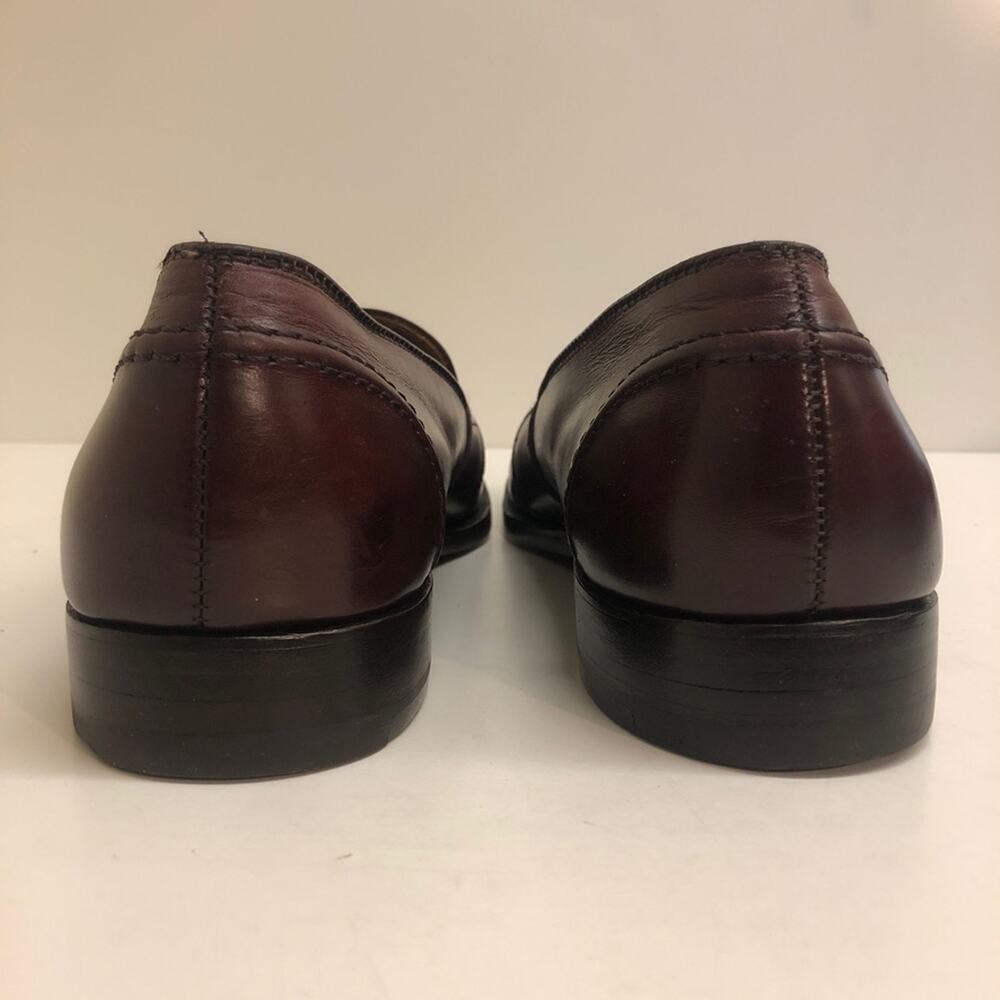 FULLY RESOLED Alden 683 Penny Loafer Full Strap Burgundy Calf MiUSA 11.5 Narrow - Picture 7 of 15